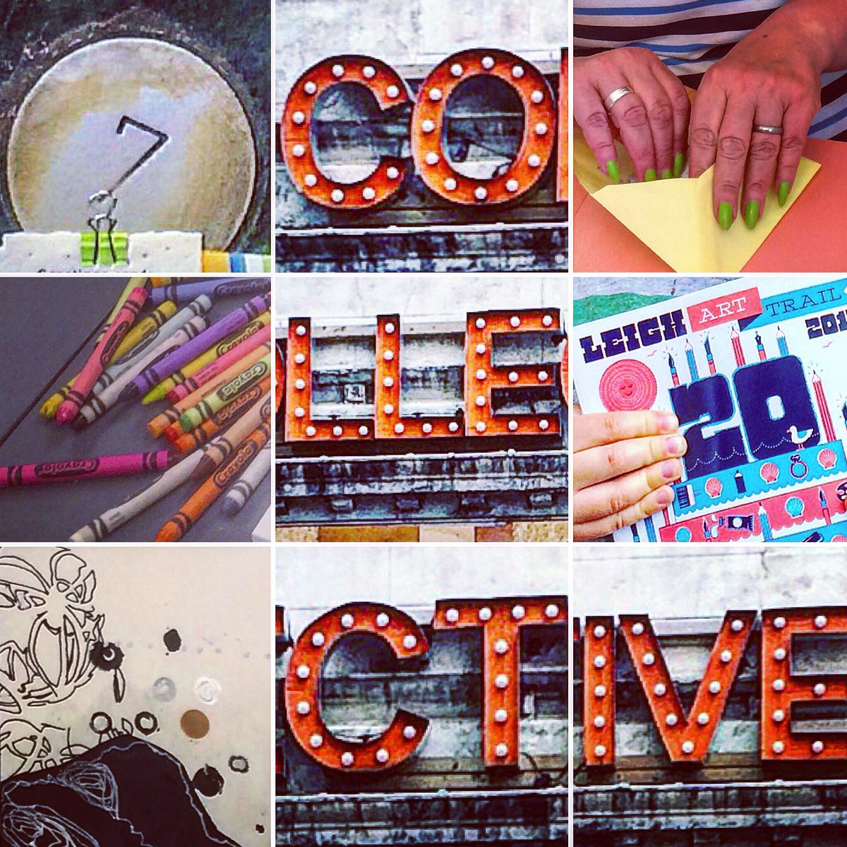 sevenartistsuk's tweet photo. #sevenartistsuk - a creative sketchbook collective @leigharttrail - venue 3 @PlanetLeasing #lat2017 #leigh #art https://t.co/NgtyokYPDl