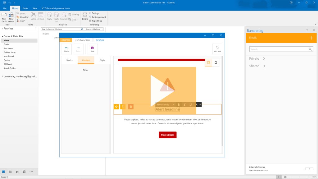bananatag outlook download