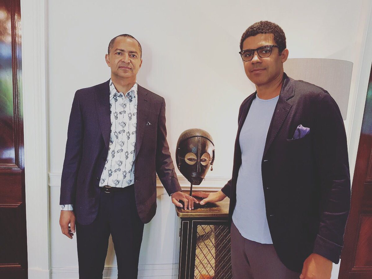sindika_dokolo's tweet photo. Toujours un plaisir d'échanger avec Moïse Katumbi. 
Vision et projet de société très pertinents #RDC #Afrique https://t.co/uraZ0Ncfqt