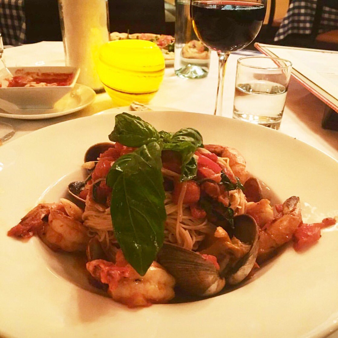 Authentic Italian Capellini Al Sugo Di Pomodoro for dinner 🍝