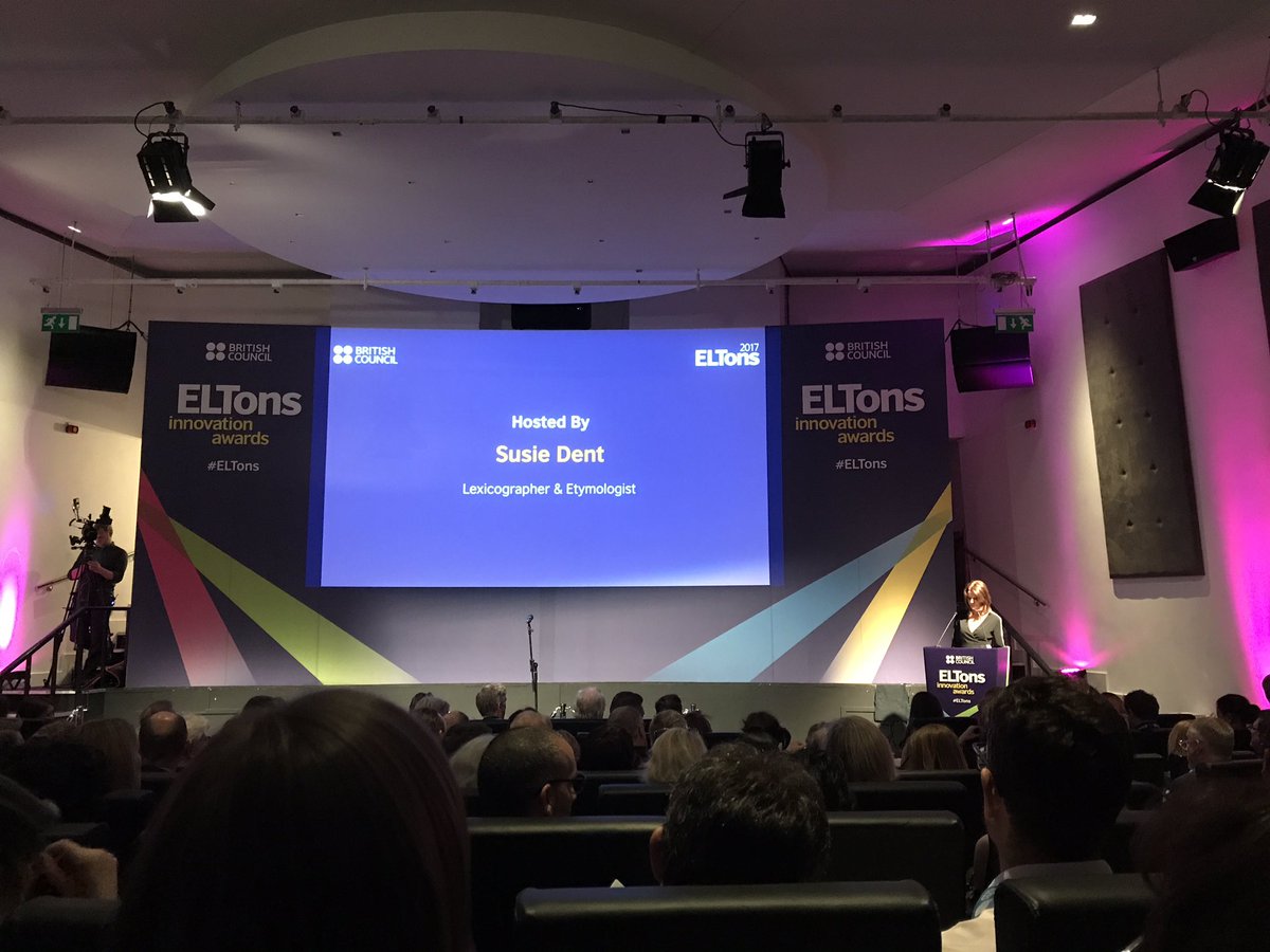 AlexThorp1's tweet photo. #ELTons kicking off with digital innovation- go Vic! https://t.co/Yn23Pw5qJj