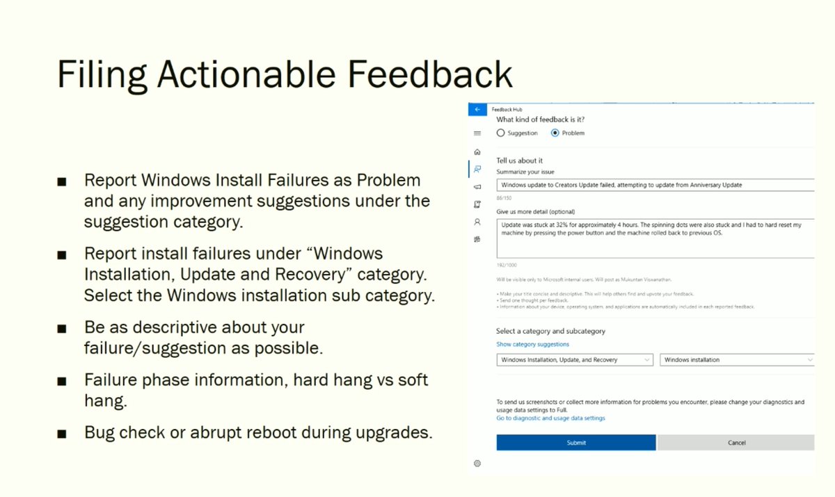 WZorNET's tweet photo. Windows Feature Update Insider Talk
slides #4
by WindowsInsider's Channel
https://t.co/0plNiVNIdC
#blockingUpdate https://t.co/Gyb65De7GK