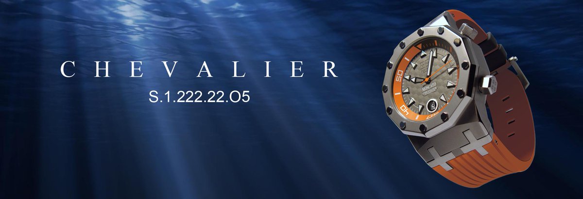Take a chance, dive into the unknown! 😎 #moscatowatches #chevalier #horology #luxurywatch #dailywatch #luxury #lifestyle #WednesdayWisdom