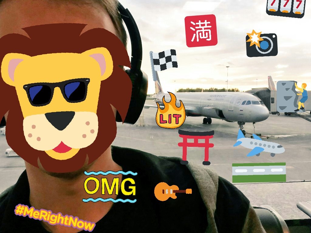 TrueVoly's tweet photo. Когда хотел сделать селфак в аэропорту и залить его в инсту, а потом понял, что без стикеров тут не обойтись https://t.co/TwK4SMBDwN