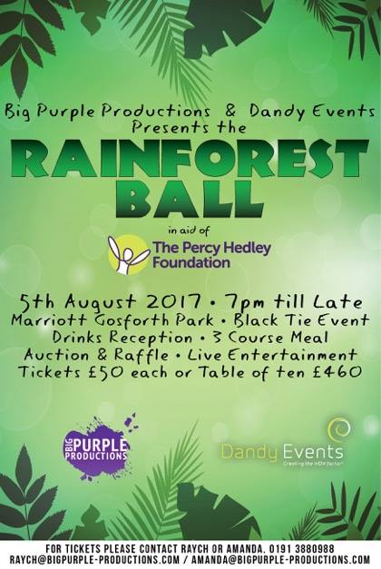 bigmicball's tweet photo. Check out the #RainforestBall at the Marriott Gosforth, sponsored by #BigPurplePro and #DandyEvents in aid of #PercyHedley Foundation https://t.co/8BYv5KV2W2