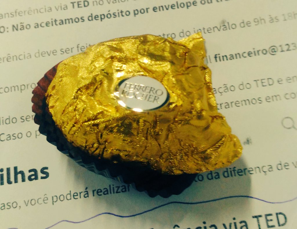RaquelManduca's tweet photo. Como não amar esse Sr. Ferrero Rocher
#TimBetaAjudaTimBeta https://t.co/fycM7OnDpy