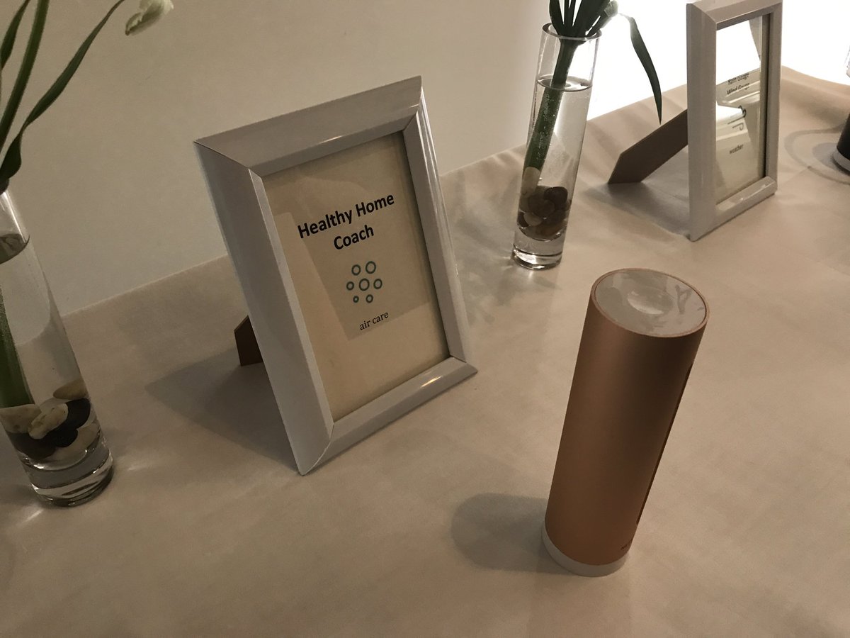 The_IT_Nerd's tweet image. This is the @netatmo Healthy Home coach #NetatmoOpenDays