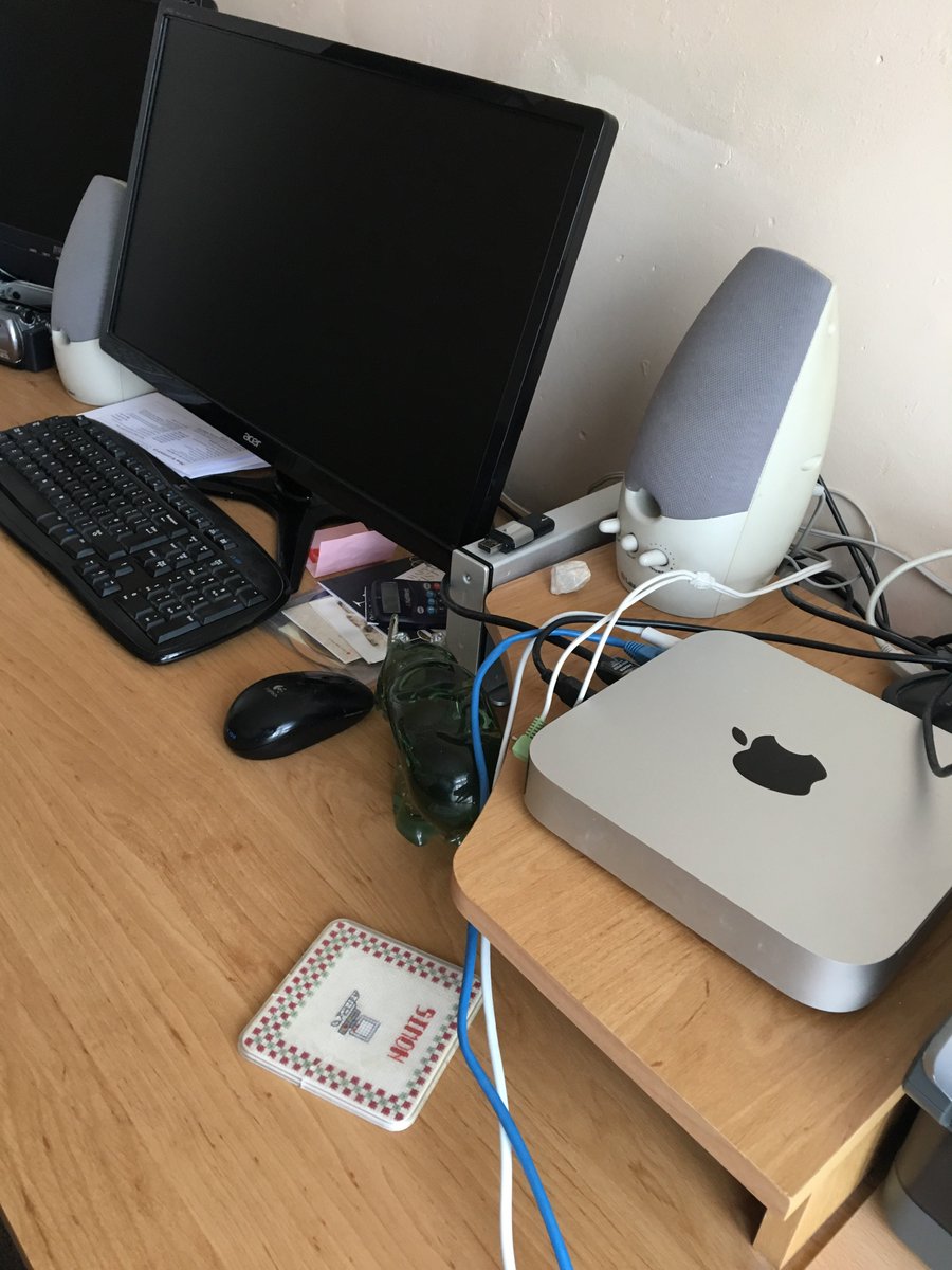 TheSimonStanton's tweet photo. The journey to the light side continues - Apple Mac Mini installed https://t.co/1BPMZ8szN6