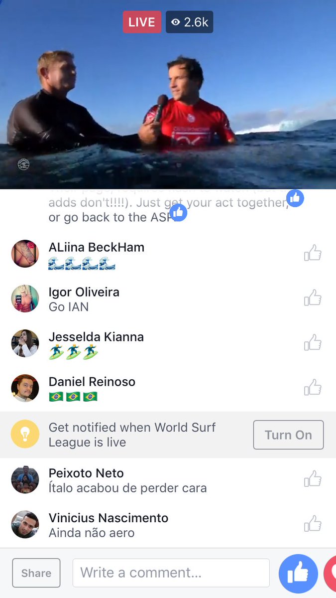 Here's to celebrating the massive competitive surfing audience.... all 2.6k of them.