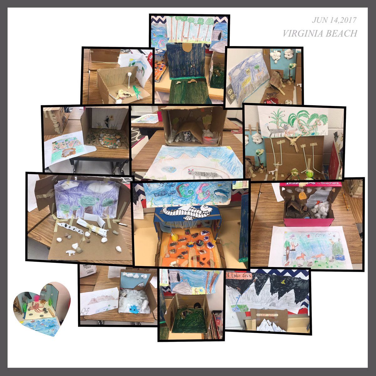 SraHall20's tweet photo. Nuestra extensión de lo que aprendimos sobres los hábitats. Mi estudiantes hicerion un excelente  trabajo ☺️@cfescolts Great job!! https://t.co/TBroWgcKxd