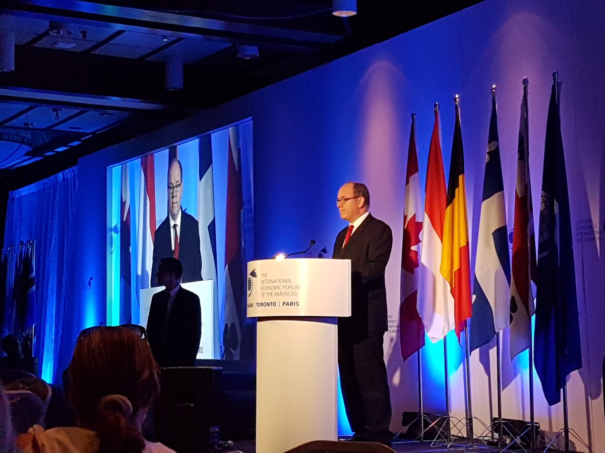 Le Prince confirme que Monaco sera carbo neutre en 2050. À quand <a href="/MTL_Ville/">Ville de Montréal</a> ? #progres #Agir #ConfMTL <a href="/AmericasForum/">International Economic Forum of the Americas</a> <a href="/ForumAmeriques/">Forum Économique International des Amériques</a>