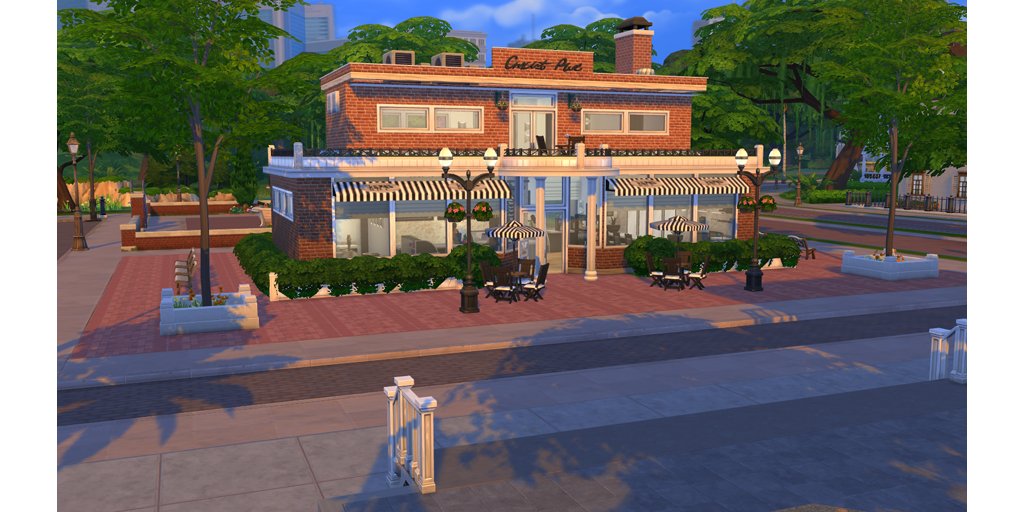 O_C_Ann's tweet photo. New bakery! "Raspberry Pie" #simmar #TheSims4 https://t.co/fs8gX2HhfJ