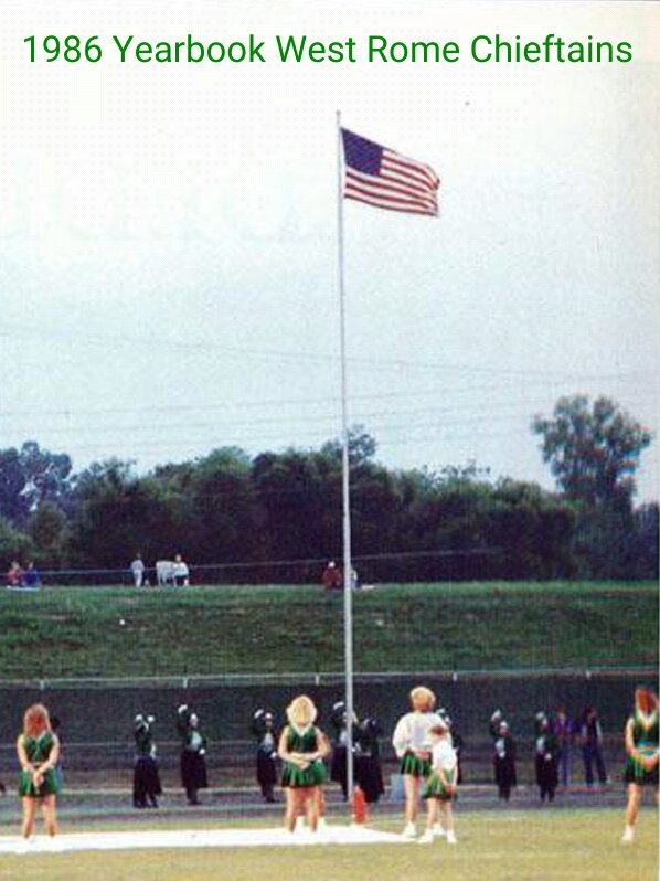 WestRomeAlumni's tweet photo. #OldGlory #FlagDay2017 #WestRomeChiefs #BarronStadium #RomeGA #RomeGeorgia https://t.co/sHw9WpVQt9