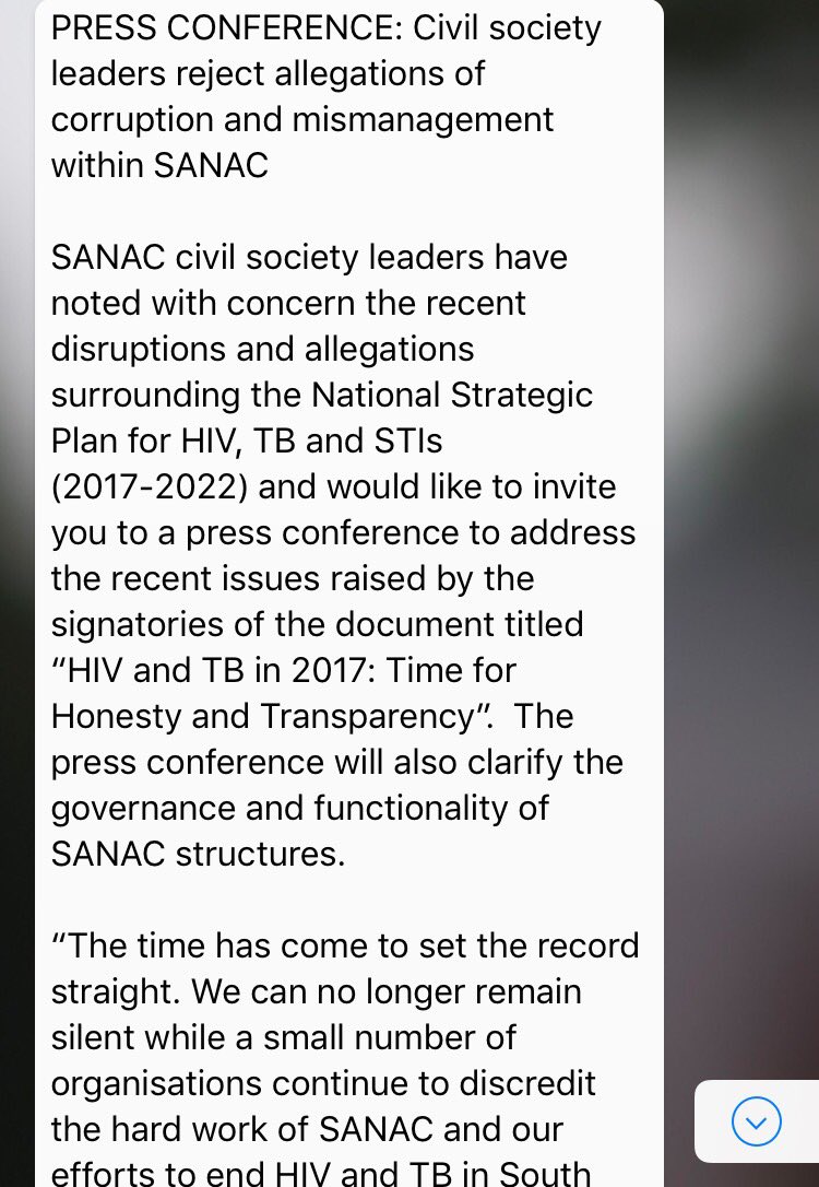 SA_AIDSCOUNCIL's tweet photo. STATEMENT: Press briefing, tomorrow morning - 8am. #LGBTIHIVSA #AIDSSA2017 https://t.co/CTh7BR2yG9
