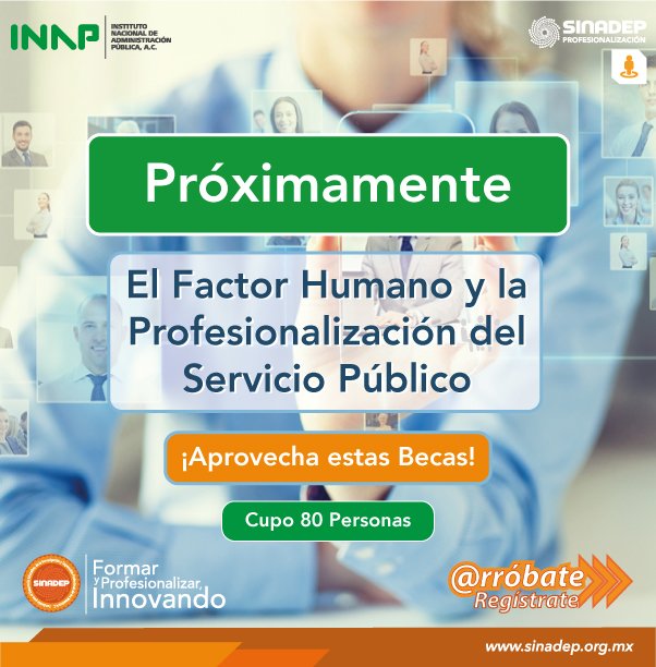 SNTE8's tweet photo. Espera proximamente el curso: ‘El Factor Humano y la Profesionalización del Servicio Público’
#SINADEPcontigo #Profesionalización #arrobate https://t.co/fQgbucg4Qu