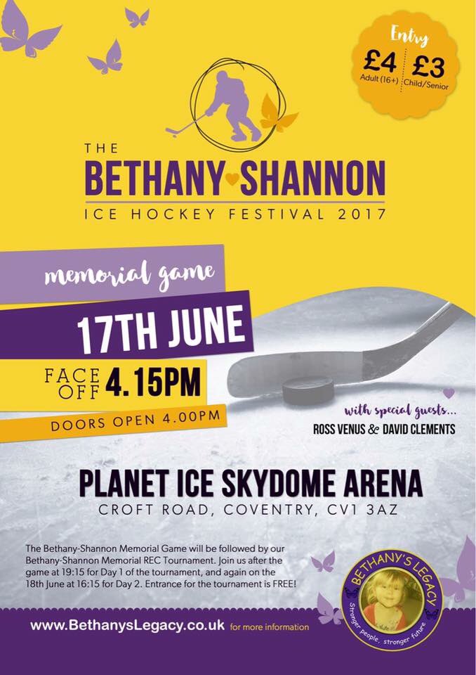BETHANY-SHANNON ICE HOCKEY FESTIVAL THIS WEEKEND - SO MUCH GOING ON! COME &amp; JOIN US! coventryblaze.co.uk/news/bethany-s…