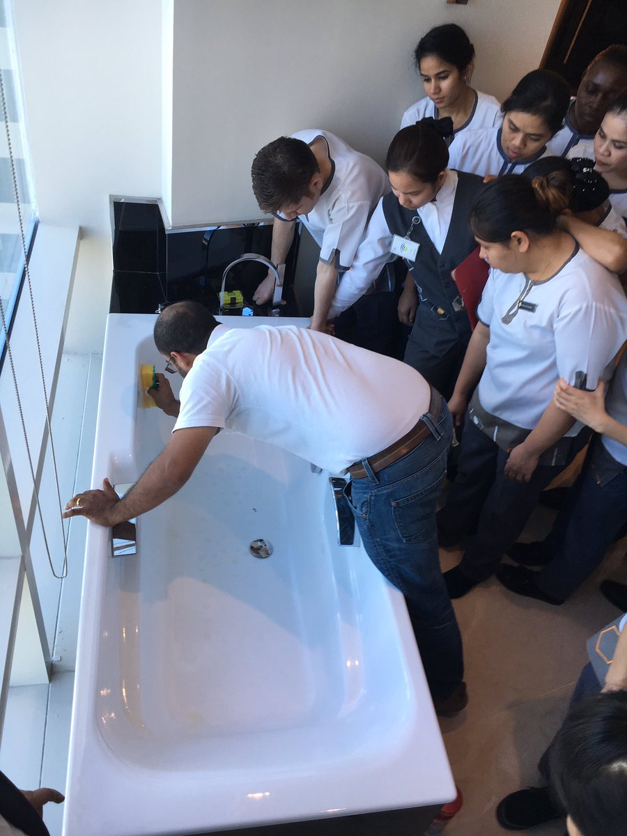 prabhathidt's tweet image. #training #sampletest #newproduct #proudhousekeepers #makeitshine @ICDohaTheCity @JoinIHG @HQShow @HousekeeperDoha @Ecogreenitsup