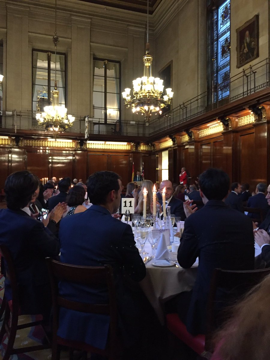 130th Annual  general meeting at Merchant Taylor's Hall <a href="/BoqueriaTapas/">BOQUERIA</a> <a href="/CodorniuUK/">Codorniu UK</a> @SpainChamberGB <a href="/nicolasyvalero/">Nicolás y Valero</a>