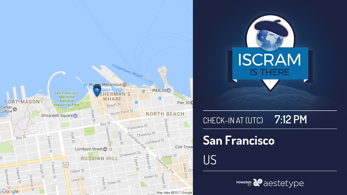 ISCRAM is There tweet media