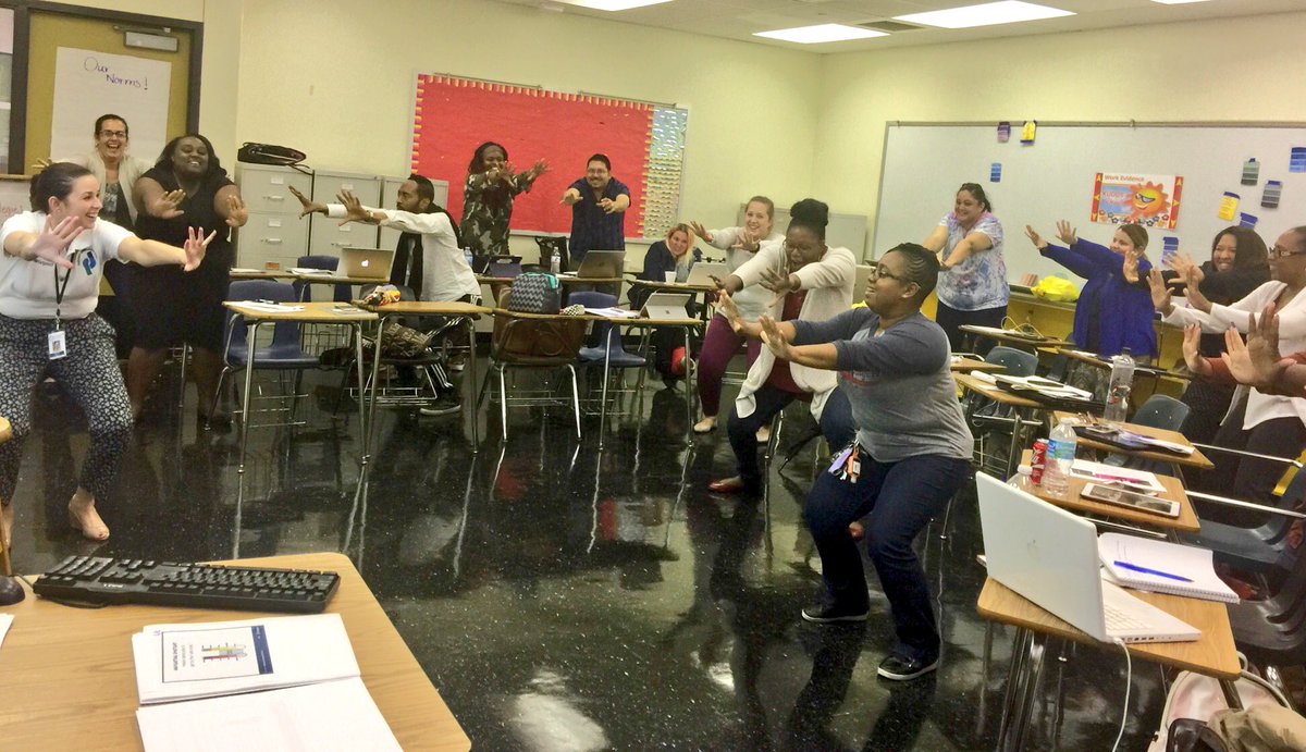 mdcps_profdev's tweet photo. #MDCPSLearnTeachLead #MINTAcademy Learning how to help students release energy and refocus https://t.co/oRbyM6iSCR