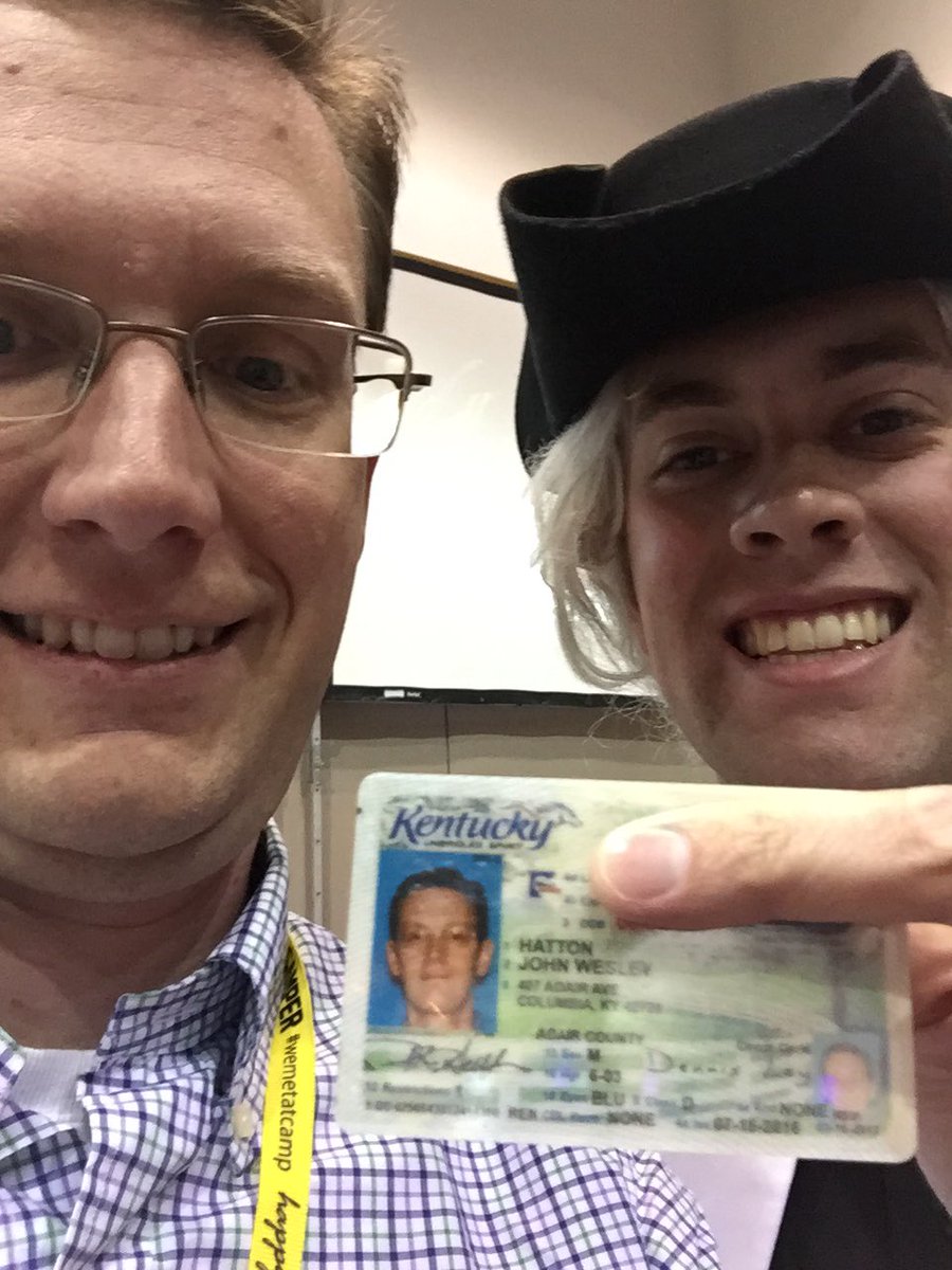 johnwhatton's tweet photo. @KY_UMC #kac2017 #findingwesley Two John Wesleys!!! https://t.co/Rwi4X0dsyS