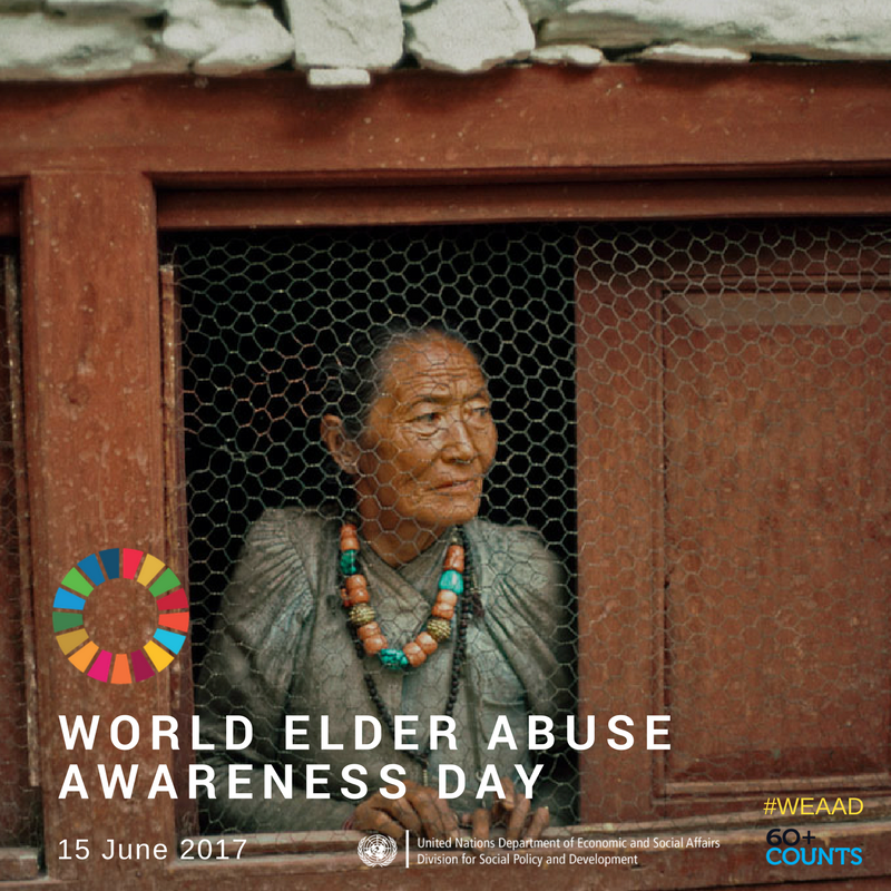 UN4Ageing's tweet photo. 15 June is the World #ElderAbuse Awareness Day on “Understand &amp; End Financial Abuse of Older People..”: https://t.co/0qhFjbTK5c #WEAAD https://t.co/Yhh68nyJId