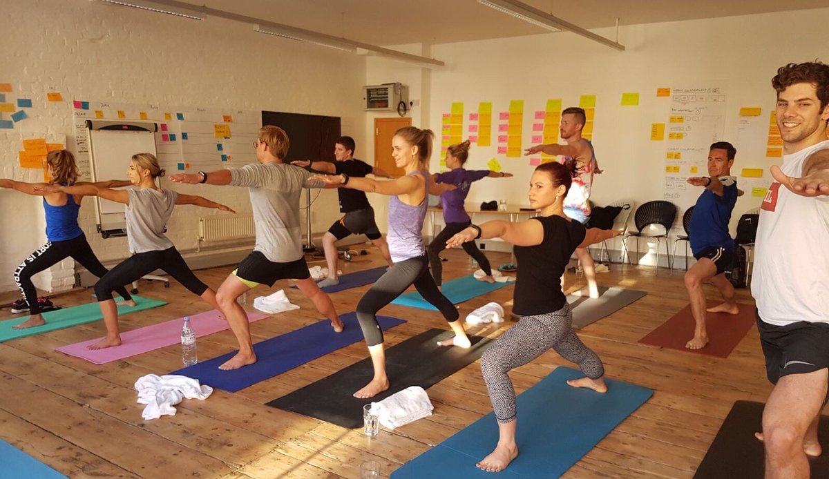 DrawGroup's tweet photo. Not just a work place. Feeling zen with Draw yoga class #activityofthemonth #agencylife #WorkLifeBalance #namaste https://t.co/8mPIrskTV9