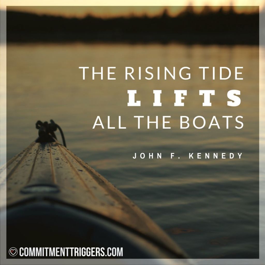 OfficialDShen's tweet photo. "The rising tide lifts all the boats." - John F. Kennedy #commitmenttriggers Follow on instagram https://t.co/E4dUSTmQnS https://t.co/SozMp3VJaf