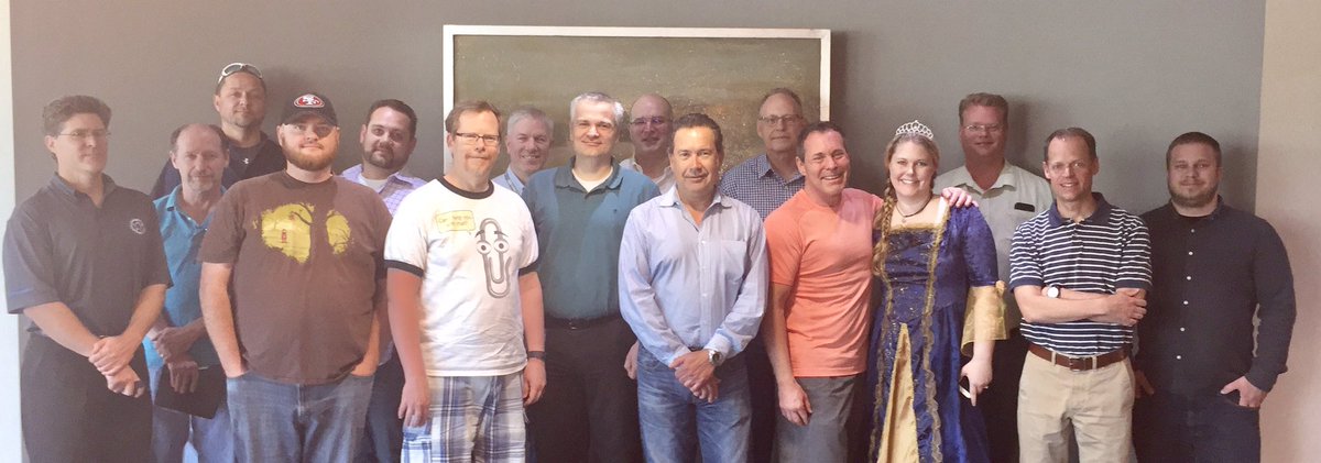 aspiringgeek's tweet image. @WesternDigiDC hosted this month&apos;s #SLCSQL UG w/@RoyalSQL @nanoDBA @DBAduck @TheClippy +20 @sqlpass :: nomz by @ThePiePizzeria