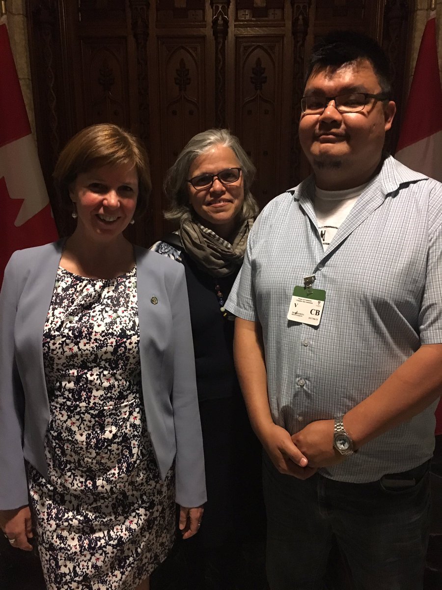 Sheila Malcolmson (@s_malcolmson) on Twitter photo BC coastal people in #Parliament!
Dear friend Brenda Gaertner & new friend Darren Haskell, <a href="/Fraser_Salmon/">Fraser Salmon Mgt Cl</a> Management Council president. BC coastal people in #Parliament!
Dear friend Brenda Gaertner & new friend Darren Haskell, <a href="/Fraser_Salmon/">Fraser Salmon Mgt Cl</a> Management Council president.