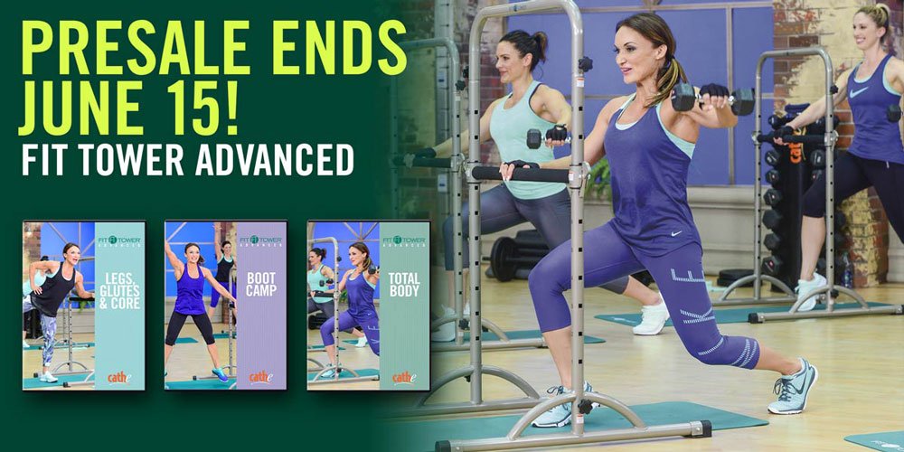 CatheFriedrich's tweet photo. Last Chance!!! Fit Tower Pre-Sale Ends tomorrow 6-15-17. Pre-Oder Cathe's New DVDs from us at: https://t.co/tAH1WKloyy  #FitTower #workout https://t.co/Bxl3DfeuRL