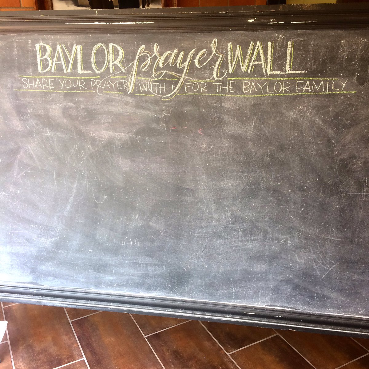Our Summer #buprayerwall is up! Stop by the Bobo and write a prayer for our Baylor Family! Come on, #BU21! We'd love to have you!