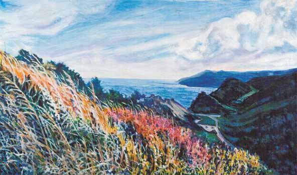 AI_Friedman's tweet photo. We love sharing art with our Port Chester community! This mixed media landscape is by local artist Vivian Bergenthal https://t.co/HeqeV9N9Eq https://t.co/7IbrUmopRR