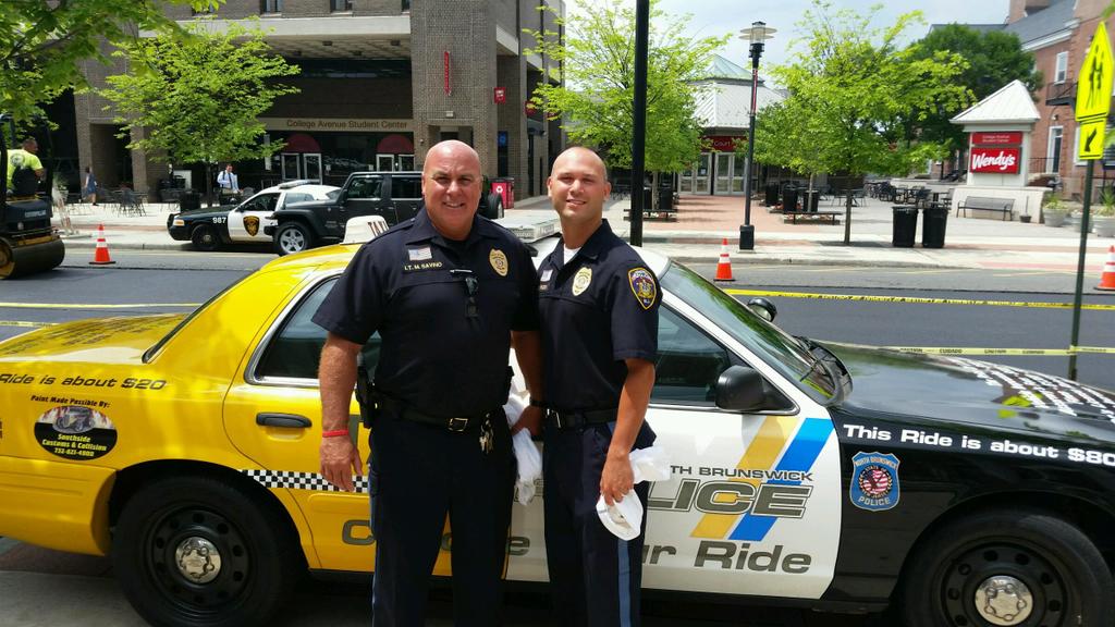 Lt. Savino and PO Rizza are the 2017 NJ MADD  Award recipients. Picture taken at today's ceremony at Rutgers University.