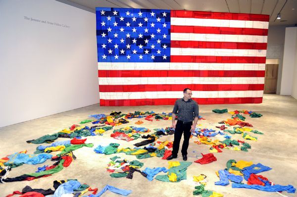 WPBAEDistrict's tweet photo. Happy #FlagDay! Do you remember #DaveCole's #FlagsOfTheWorld installation at the @NortonMuseum? 🇺🇸 #wpbARTS #WayBackWednesday https://t.co/IWfkFcGEKm