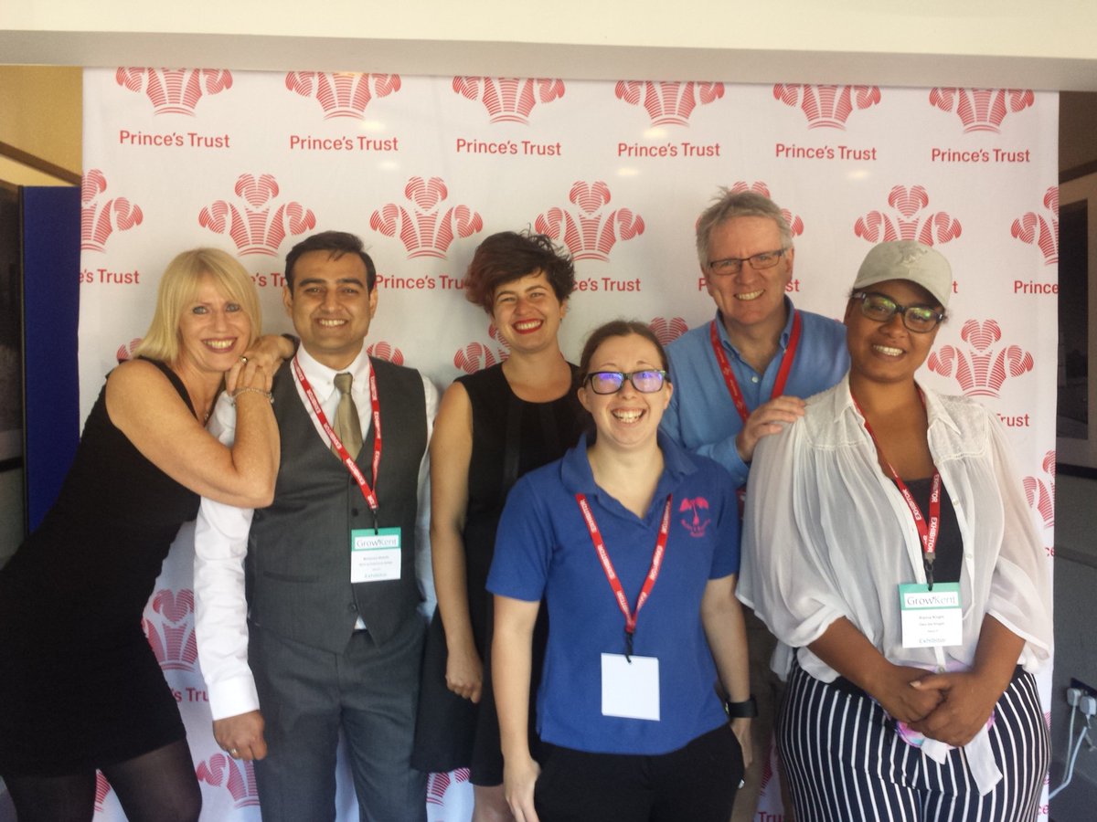 Tazi64's tweet photo. Kevin &amp; the @PrincesTrust gang pre show @GrowKentB2B #Maidstone today.What a fantastic event!Can't wait 4 the next 1 https://t.co/x3xPjgkNJ7