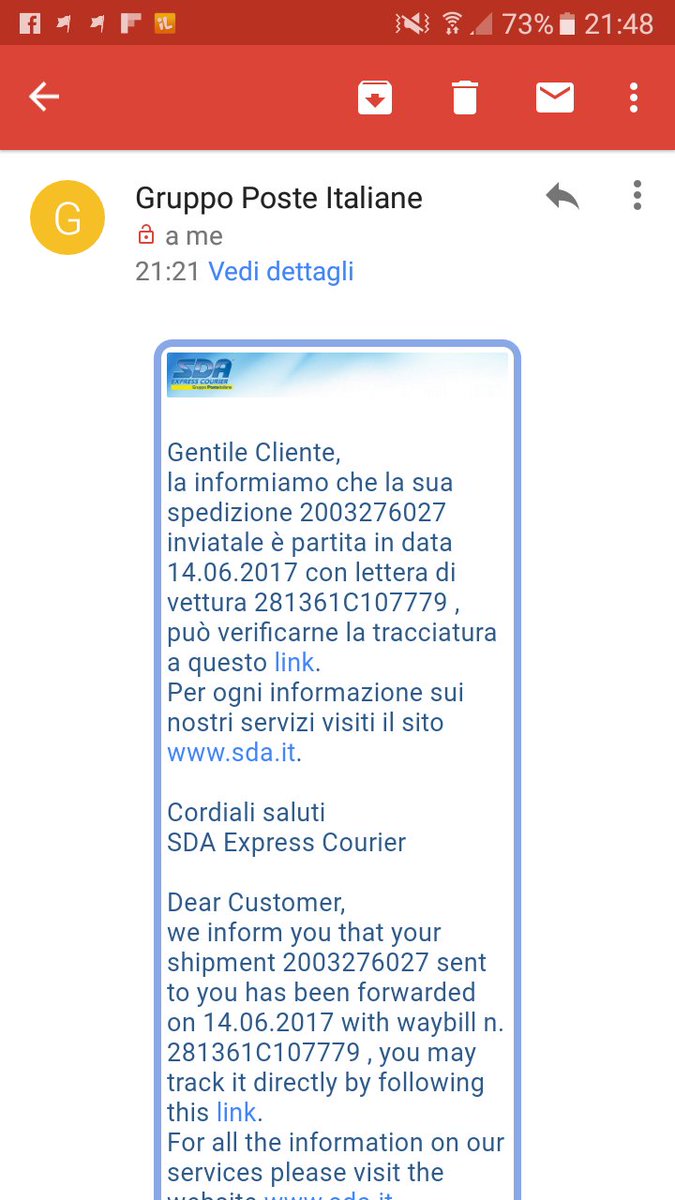 fezrigione's tweet photo. #Mail #truffa prestate attenzione non cliccate sui #Link #friends #Google #Facebook #instagram https://t.co/E3yNtZ42Jg