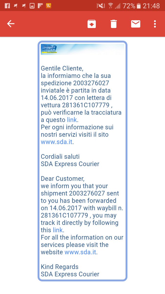 fezrigione's tweet photo. #Mail #truffa prestate attenzione non cliccate sui #Link #friends #Google #Facebook #instagram https://t.co/E3yNtZ42Jg