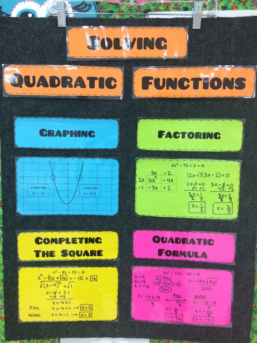 Radical4Math's tweet image. This is how I'm spending my workdays... making posters for next year. Made of poster board, felt, &amp;amp; rough side of velcro!! Love!!! #mtbos