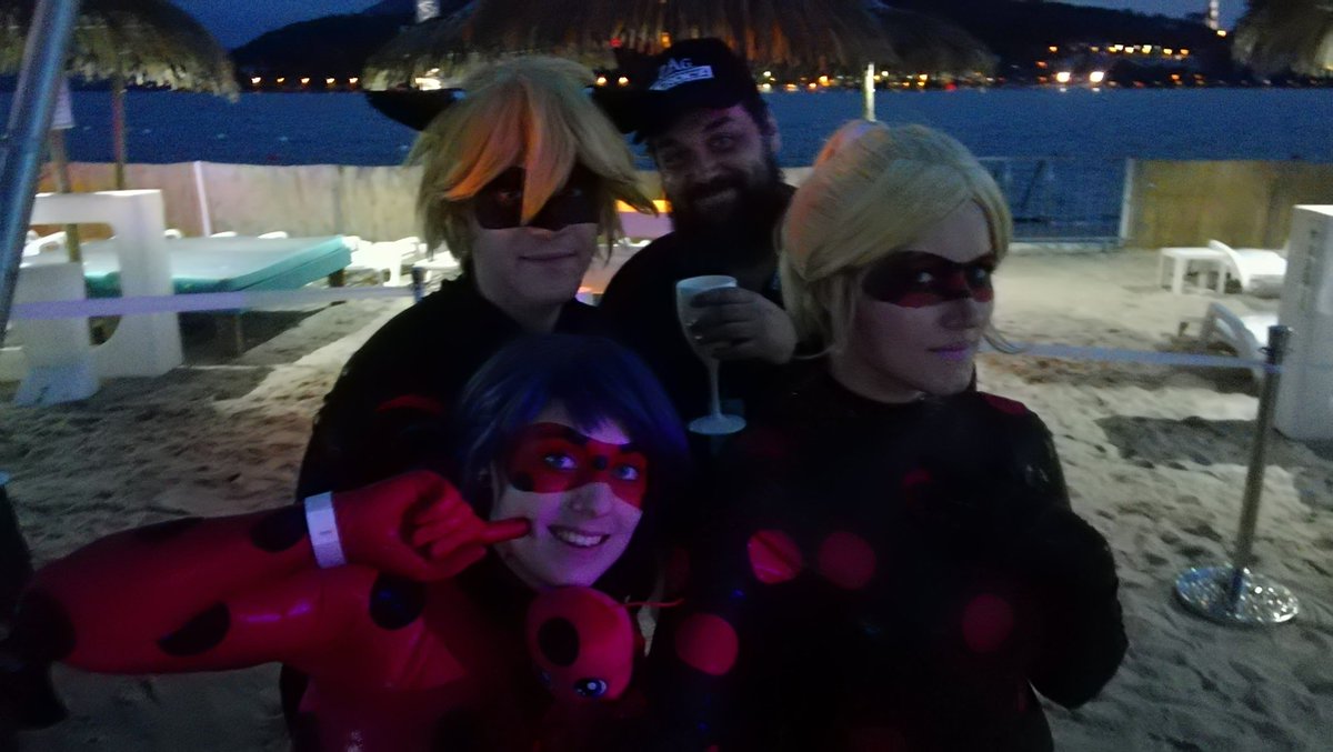 Aure_Magik's tweet photo. Let's begin ! @zaganimation night with @KogentaCosplay @Thomas_Astruc @candycandycospl 
@BeMiraculousLB !! https://t.co/f8yS33SC0T