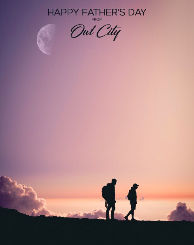 owlcity's tweet photo. Not All Heroes Wear Capes is out this Friday 6/16 - stream it early when you design a Father's Day e-card at https://t.co/X5IcCsFgNy https://t.co/i7Mj8Tfgr2