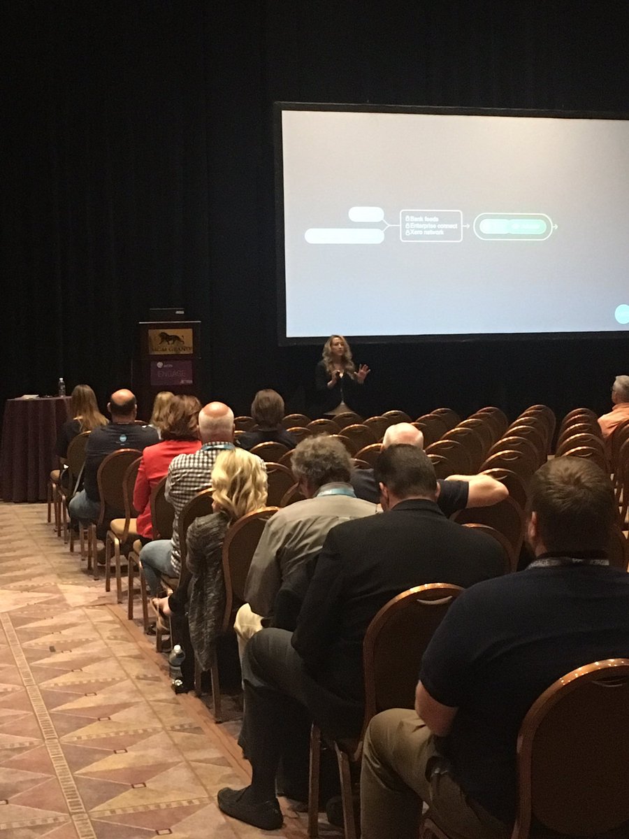 JoshMcNamara9's tweet photo. .@AmyVetterCPA explaining the transformation journey for #cpa firms at the @AICPA conference in #LasVegas. #highintegrity #accounting @Xero https://t.co/c49J86iykE