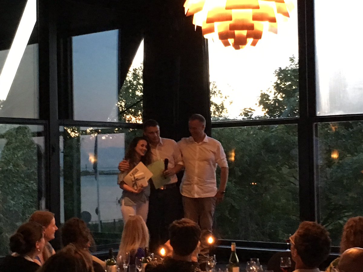 AlexiaGobrecht's tweet photo. Congrats to Nathalie Al Makdessi of #COMiC_team from @irstea for the Best poster price at #ICNIRS2017 ! https://t.co/Iqvy46jw7y