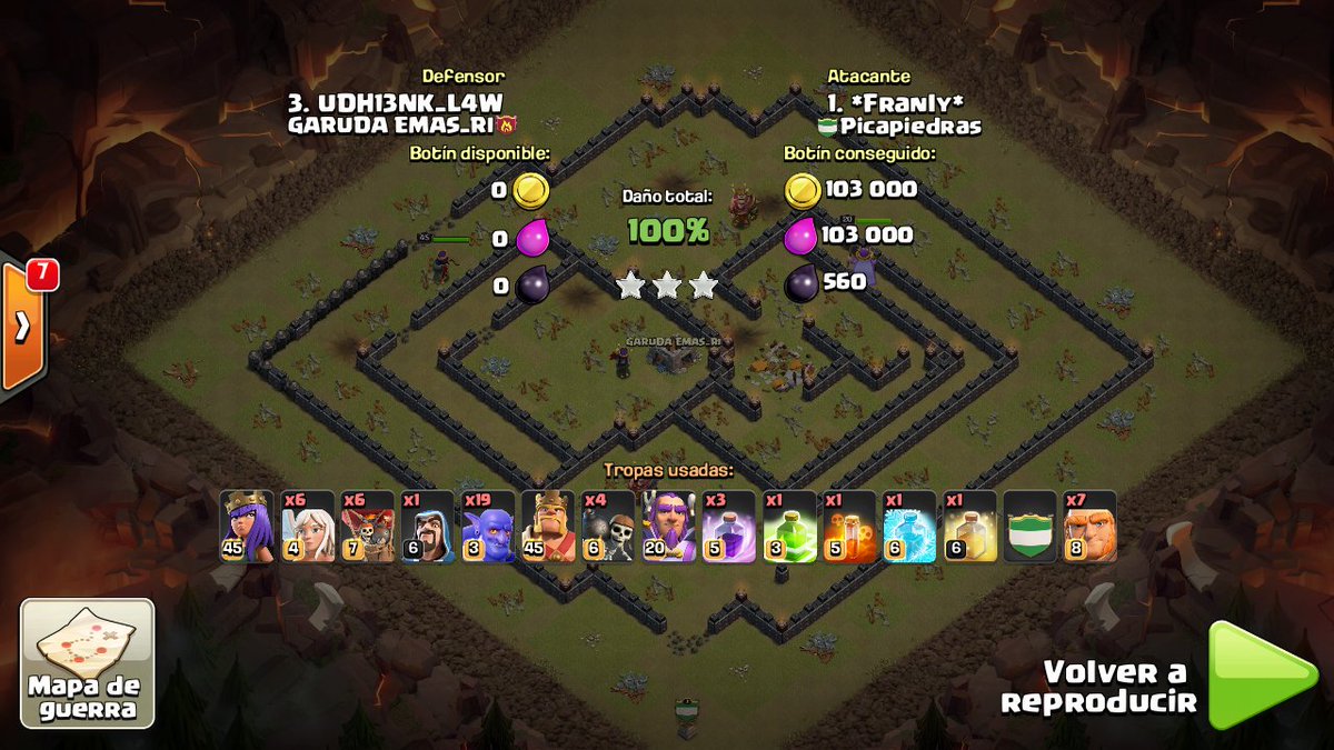 franlyalberto27's tweet photo. Disfrutando de la war 300 de un clan de amigos con 2 plenitos gran guerra jeje. https://t.co/5cKrcgpAwc