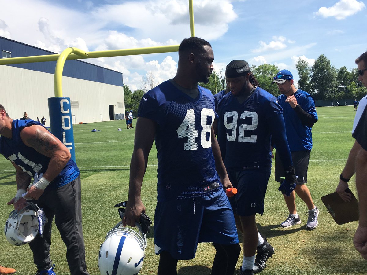 nicoleINDYtoday's tweet photo. #ColtsMiniCamp #ColtsWatch8 @WISH_TV @Colts https://t.co/86ZzT6PxuC