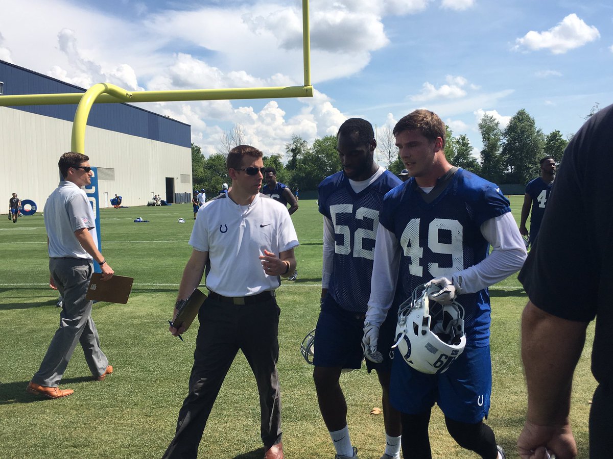nicoleINDYtoday's tweet photo. #ColtsMiniCamp #ColtsWatch8 @WISH_TV @Colts https://t.co/86ZzT6PxuC