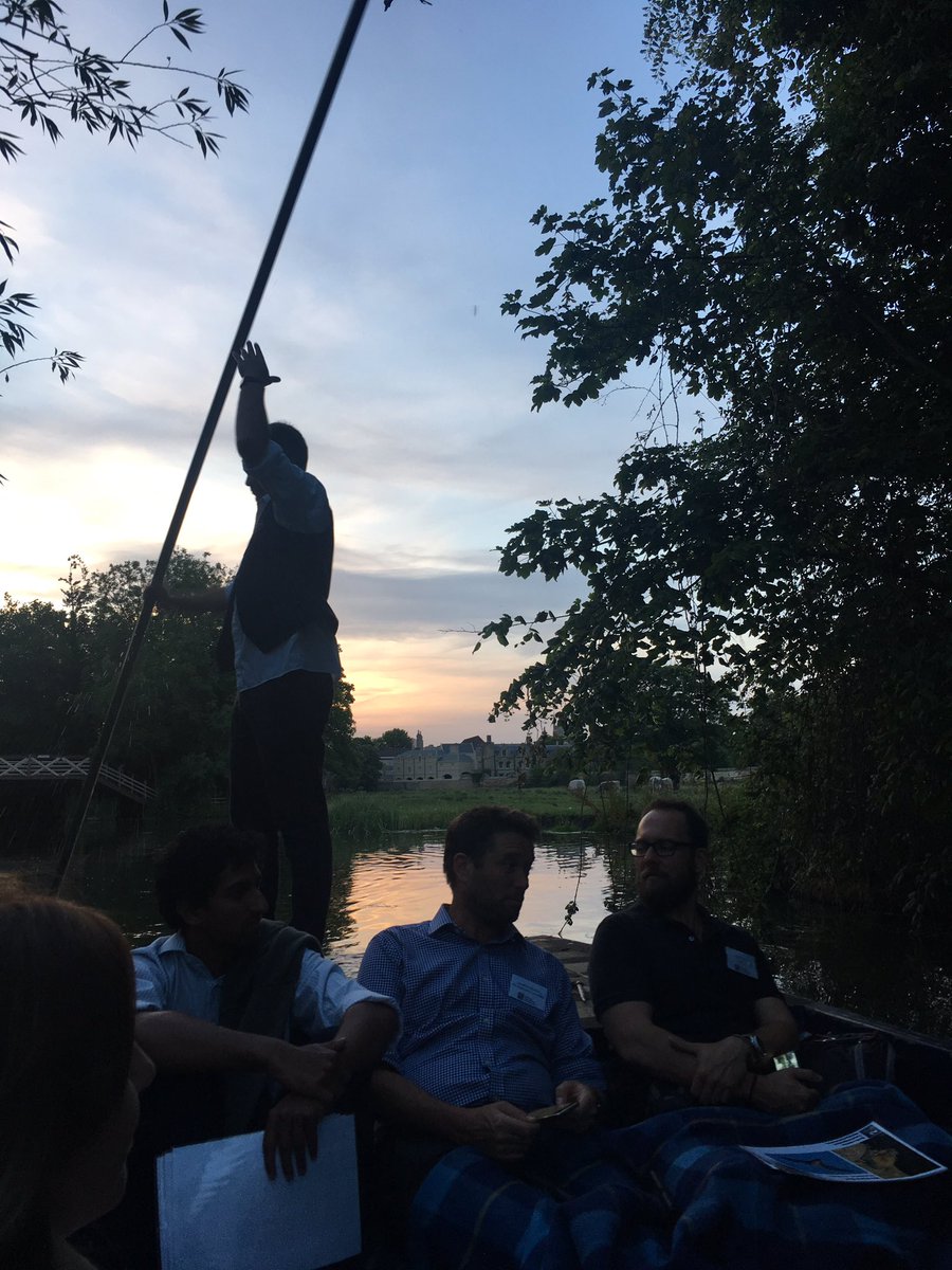 What a beautiful evening on the Cam with <a href="/wildlifebcn/">The Wildlife Trust for Beds, Cambs & Northants</a> #batsafari #punting