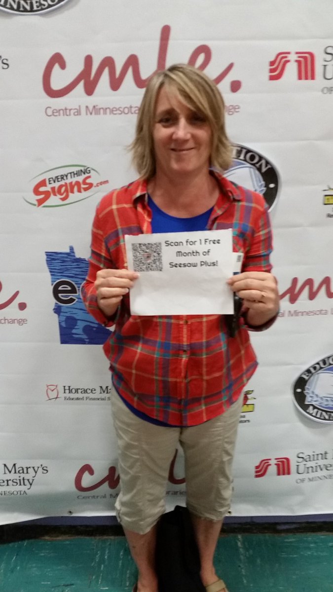 thomaslkuhn's tweet photo. Thanks for the prizes! @seesaw #EdCampMidMN https://t.co/nZ1ZrOFECo