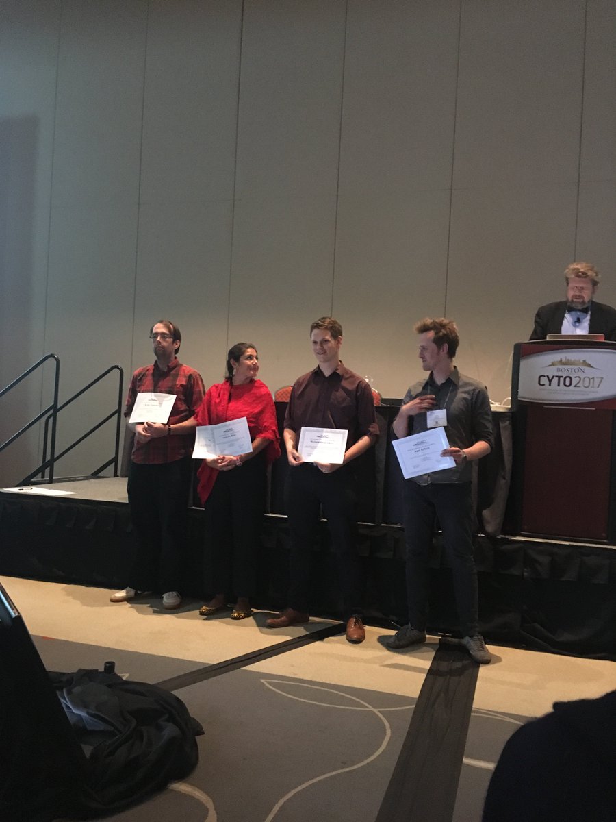 CYTO2017's tweet photo. Poster prize recipients. @cyto2017 https://t.co/v52gCk6xUd