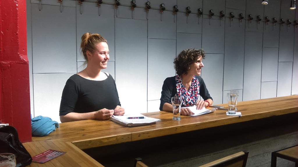 esmtl's tweet photo. La dernière #PauseC commence a @mabrasserie avec Martine Lafontaine, cofondatrice #coopdesolidaritébrassicole https://t.co/3yNNird9xY